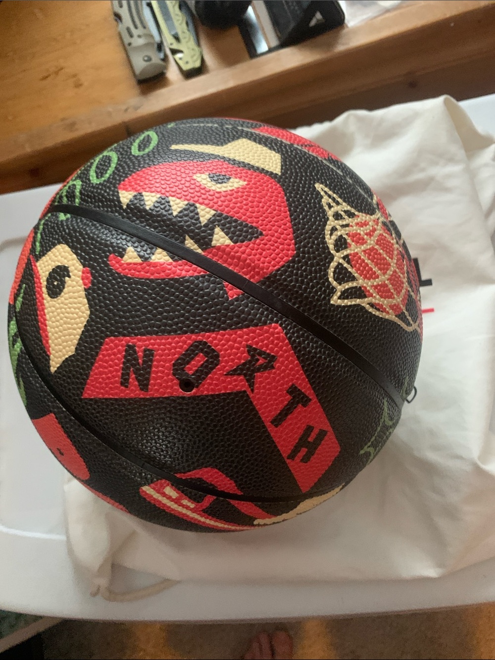 Limited Edition Drake Cereal Toronto Raptors Basketball W/ Satchel